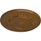 Ekena Millwork Flower Ceiling Medallion (Fits Canopies up to 3 7/8"), Hand-Painted Smokey Topaz, 27"OD x 1 1/8"P CM27FLSTF - alternate 4